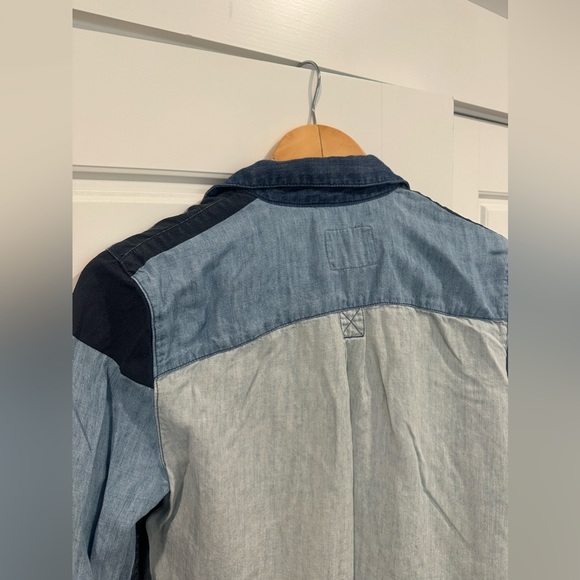 Rails Denim patchwork button down - Picture 5 of 6